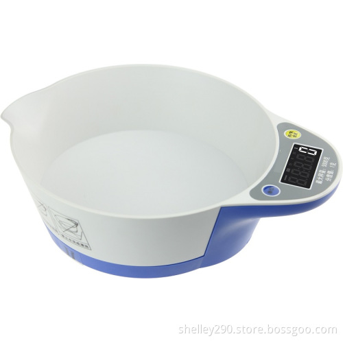 Electronic Kitchen Scale with Bowl